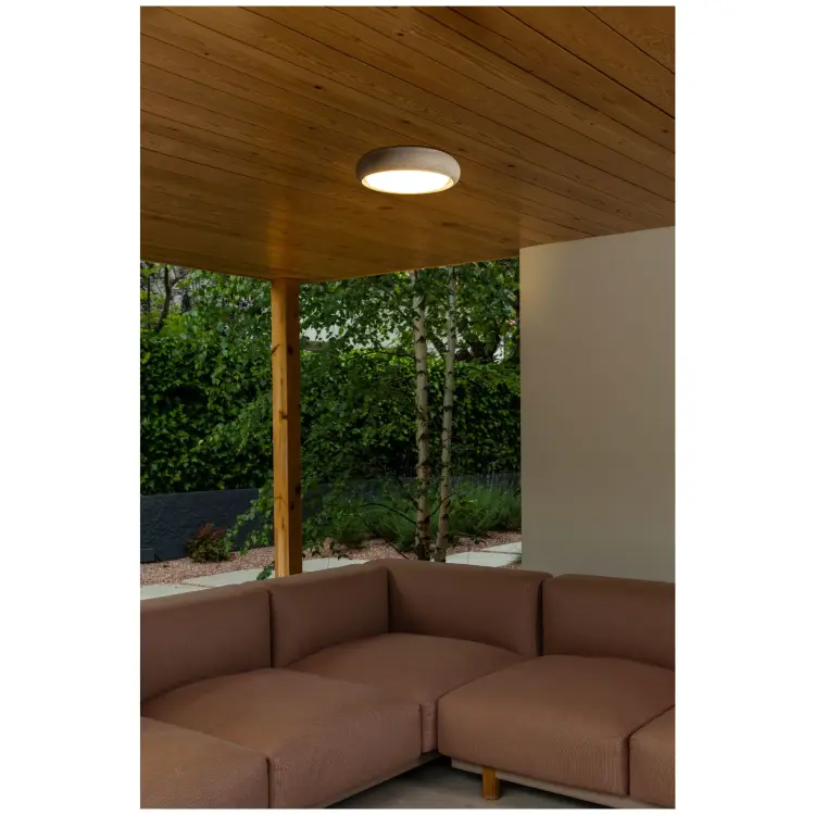 Потолочный светильник Anga 240 темно-серого цвета LED 18W 2700K