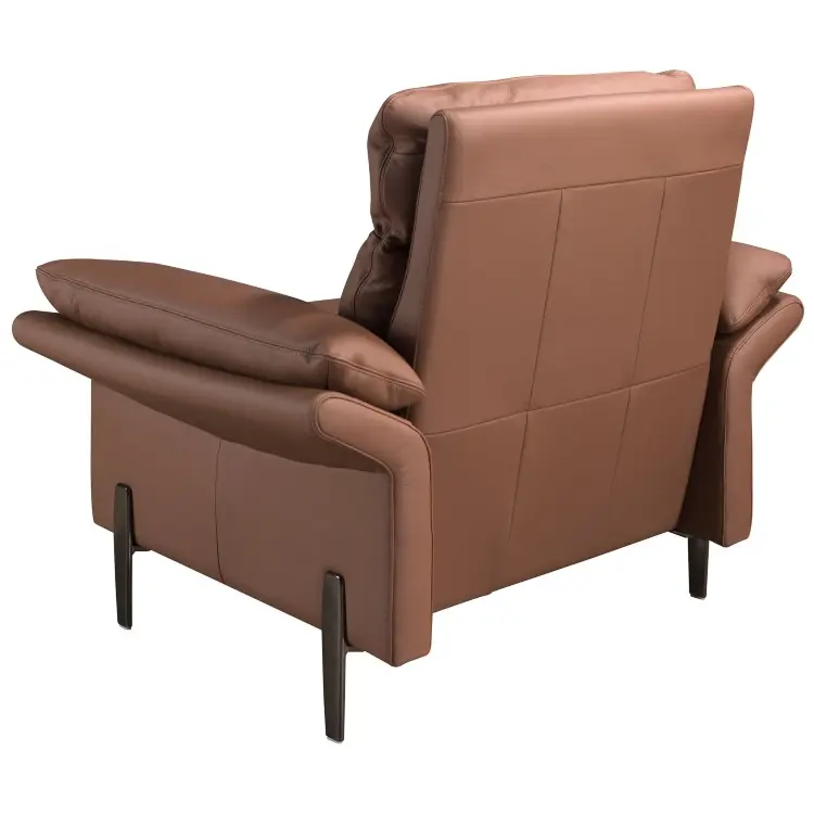 Коричневое кожаное кресло модель 5173