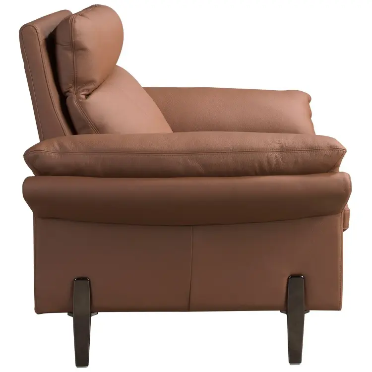 Коричневое кожаное кресло модель 5173