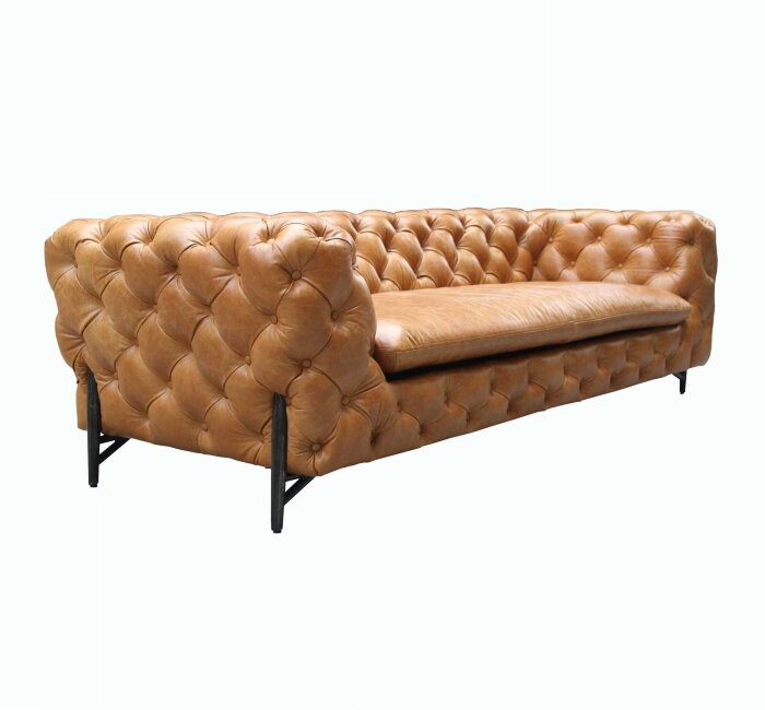 Диван Chesterfield Baroque Vintage Leather 3 Seater