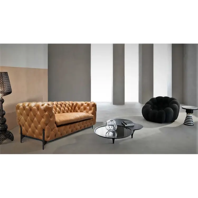 Диван Chesterfield Baroque Vintage Leather 3 Seater