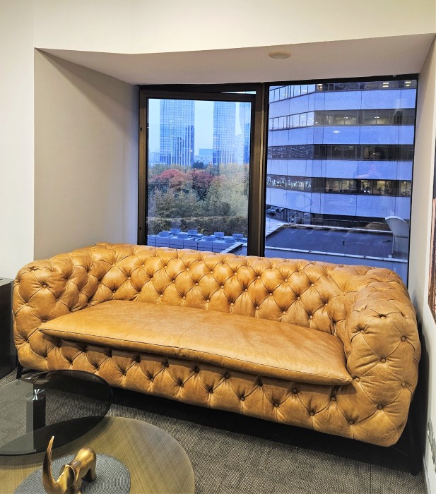 Диван Chesterfield Baroque Vintage Leather 3 Seater