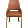 Коричневый стул из экокожи модель 4156