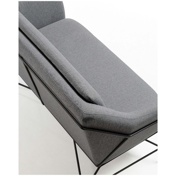 Диван Brida графитовый 128 см