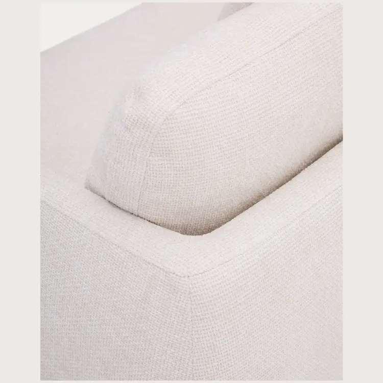 Laira 3-местный диван-кровать из шенилла с шезлонгом слева цвет экрю 246 см