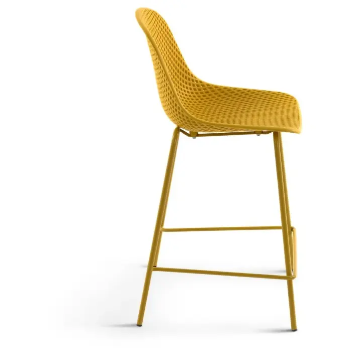 Полубарный стул Quinby желтый