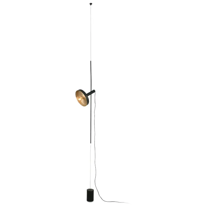 Подвесной светильник / торшер Whizz черный / золотой