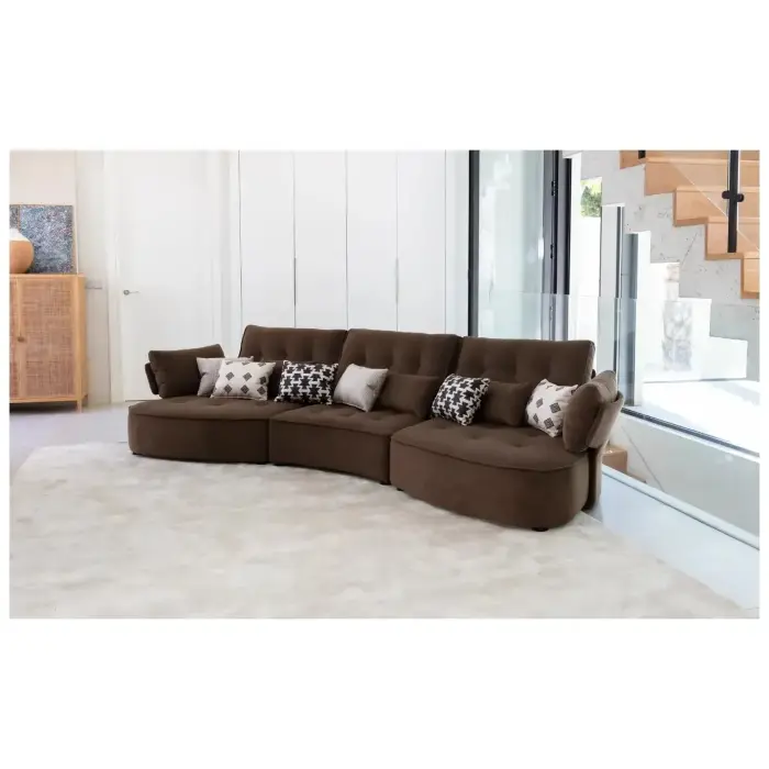 Модульный диван Arianne Love Y1+ M + Y2 с подлокотниками U1/U2 ножки 3-6 см