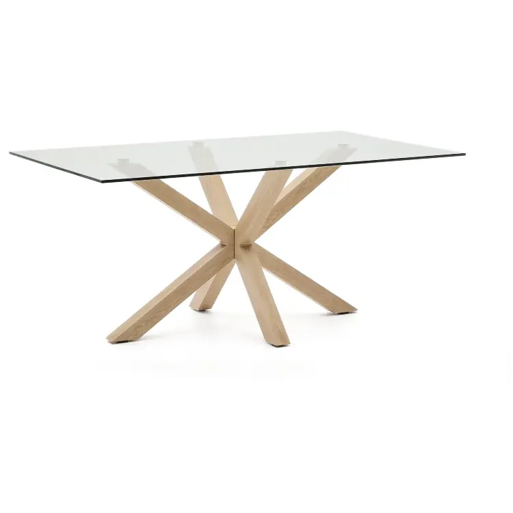 Стол Arya 160x90 металл стекло