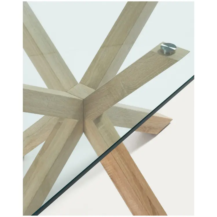 Стол Arya 160x90 металл стекло