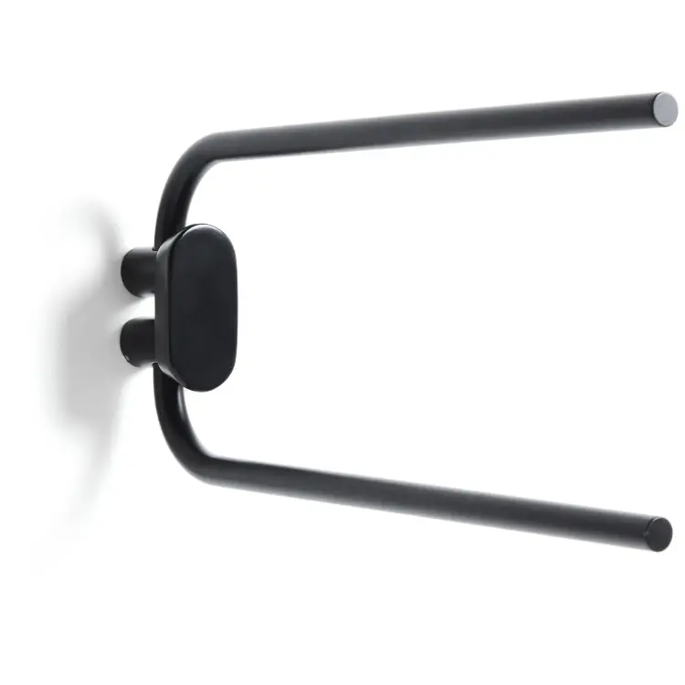 Вешалка для полотенец Arely из черного металла