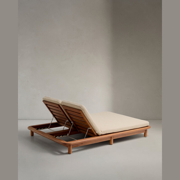 Шезлонг двойной Turqueta из дерева