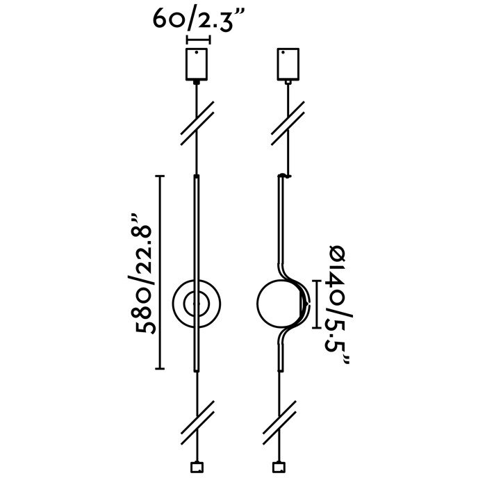Подвесной светильник Le Vita золотой