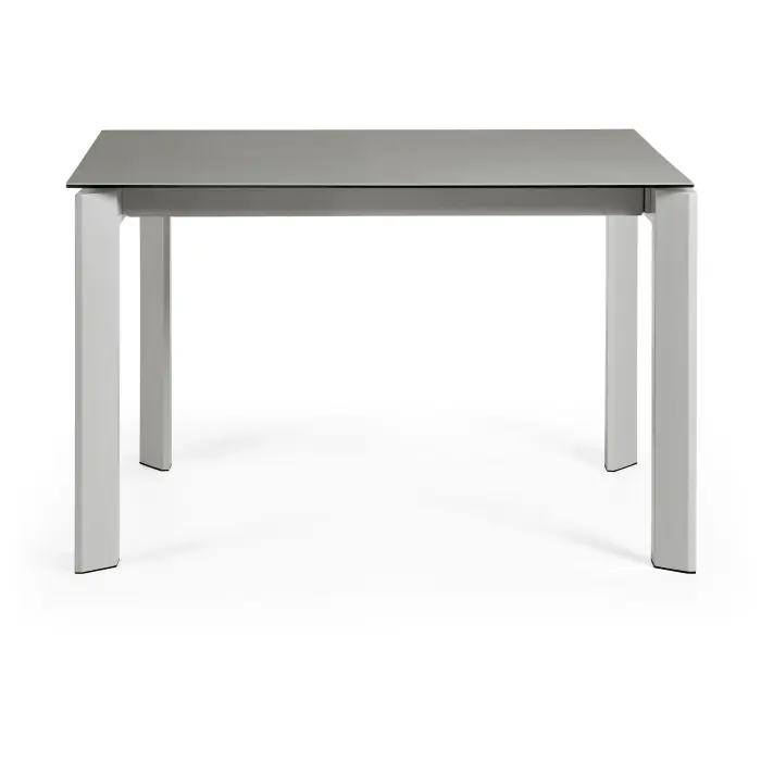 ATTA Стол 120 (180) x80 серый керамическая столешница