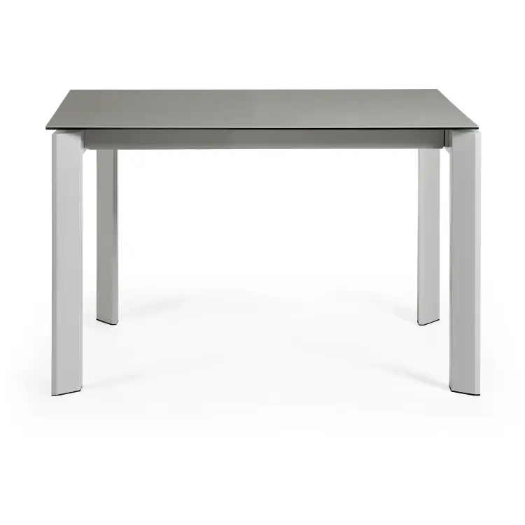 ATTA Стол 120 (180) x80 серый керамическая столешница