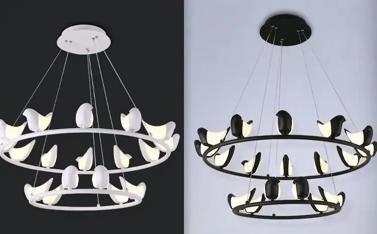 Люстра Creative Bird Chandelier 12+6R