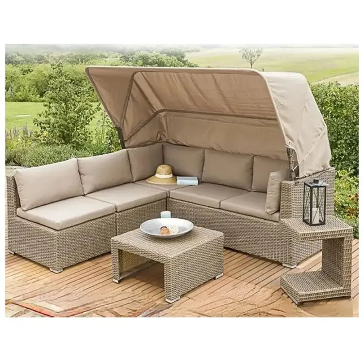 Диван-трансформер из искусственного ротанга AFM-320 Beige