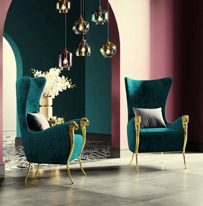 Кресло Emerald Wingback