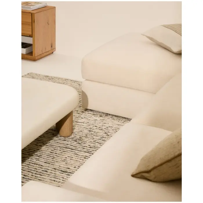 Alea 4-местный модульный диван с левым шезлонгом и съемным чехлом 310 см