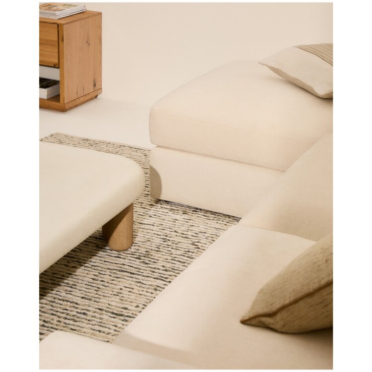 Alea 4-местный модульный диван с левым шезлонгом и съемным чехлом 310 см