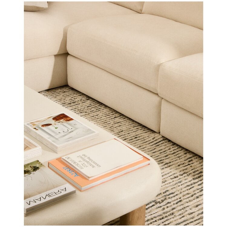 Alea 4-местный модульный диван с левым шезлонгом и съемным чехлом 310 см