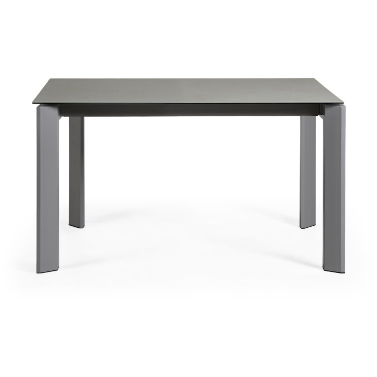 Стол Atta 140 (200) x90 антрацит, серый, керамика