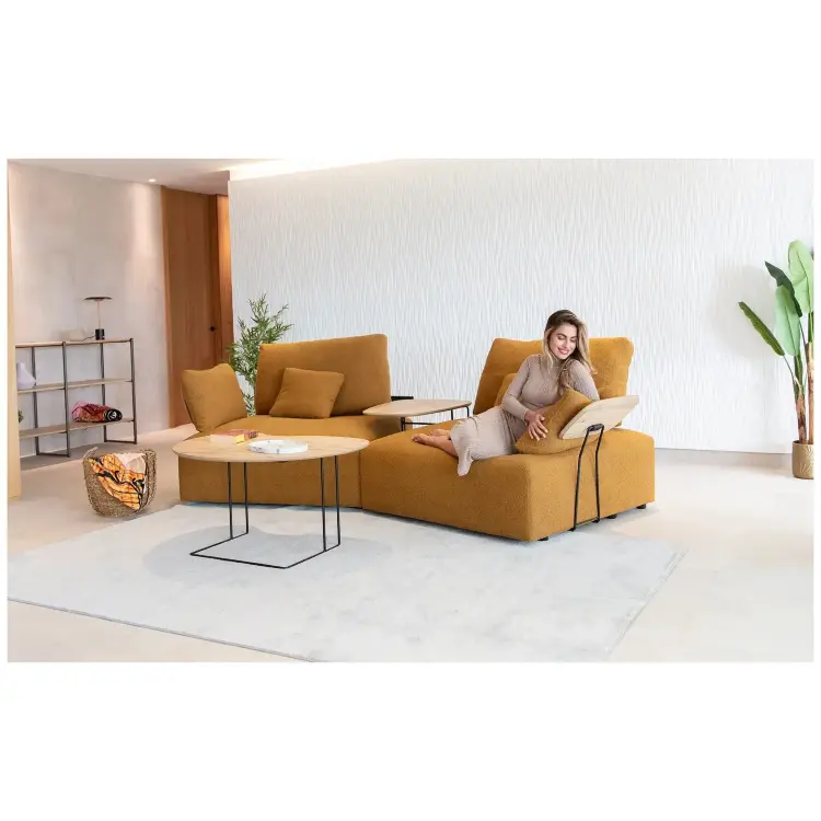 Модульный диван Teseo W1+2AXZ+W2+LOUIS со столиком