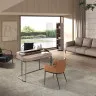 Черное кожаное кресло модель 5178