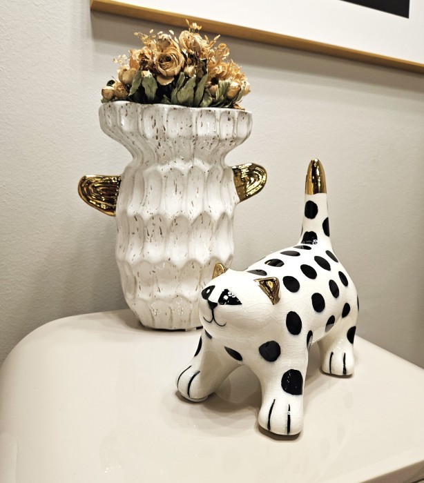 Ваза Wide-mouthed golden ear vase