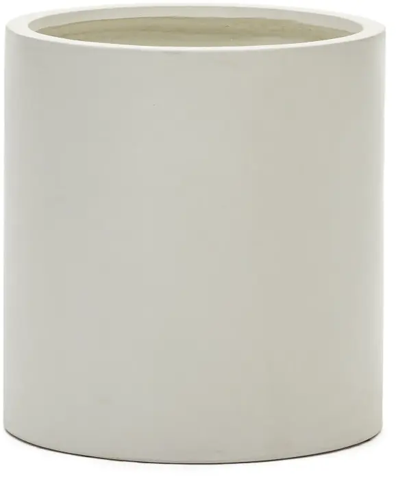 Aiguablava Кашпо из белого цемента Ø 52 см