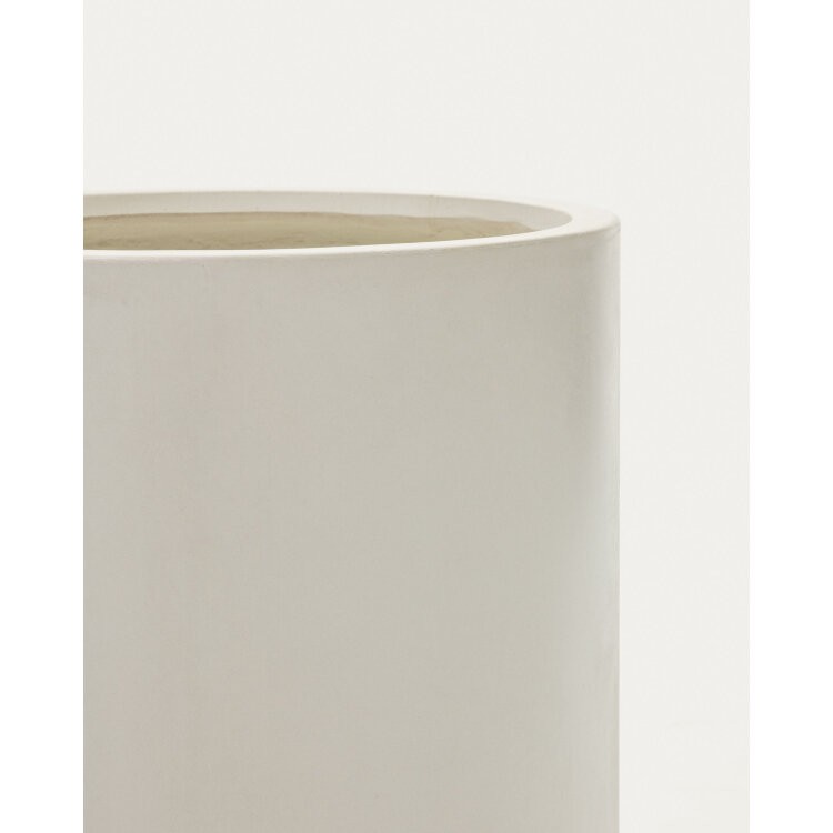 Aiguablava Кашпо из белого цемента Ø 52 см