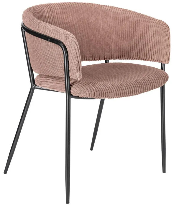 Стул Konnie розовый вельвет