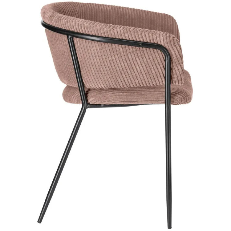 Стул Konnie розовый вельвет