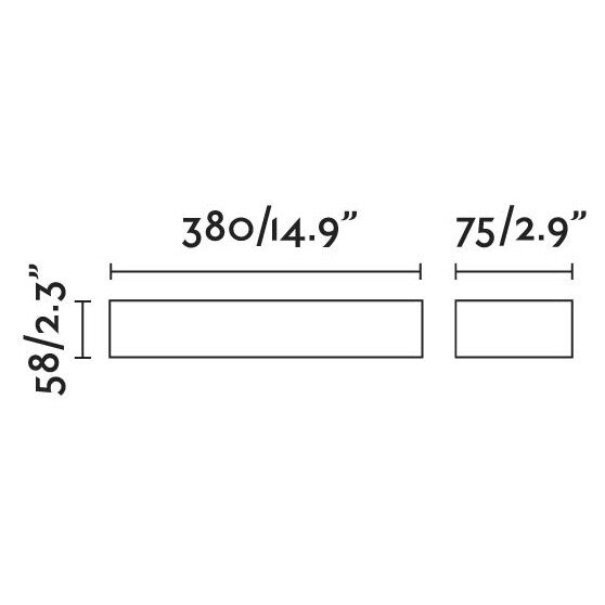 Бра Doro-20 LED серый