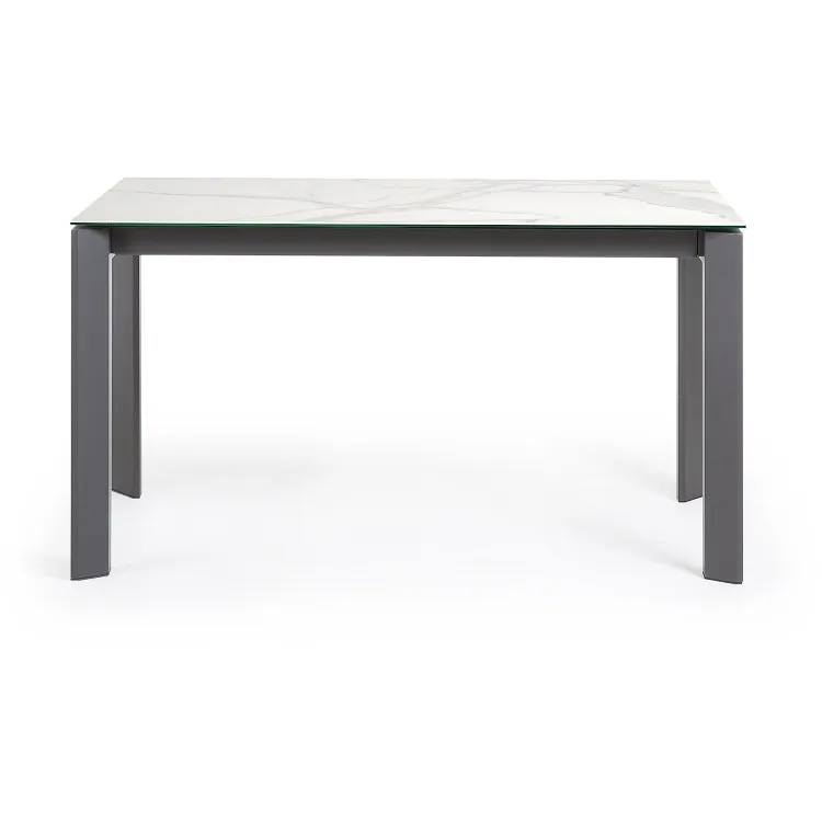 Стол Atta 140 (200) x90 антрацит, керамика