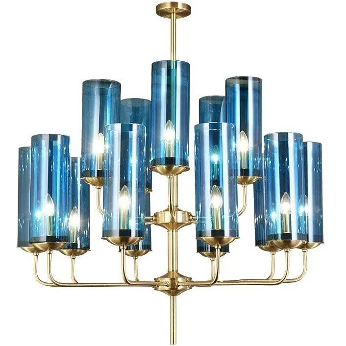Люстра Glass Tube Chandelier 15