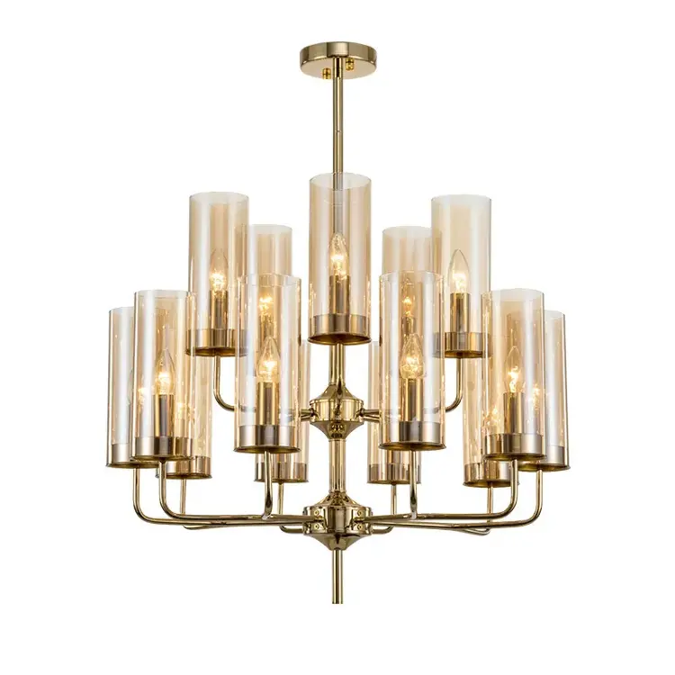 Люстра Glass Tube Chandelier 15