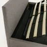 Кровать c подъемным механизмом Nahiri 160x200 серая