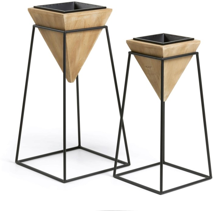 Комплект из 2 кашпо Star