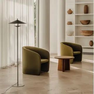 Торшер Gehit золотой металл