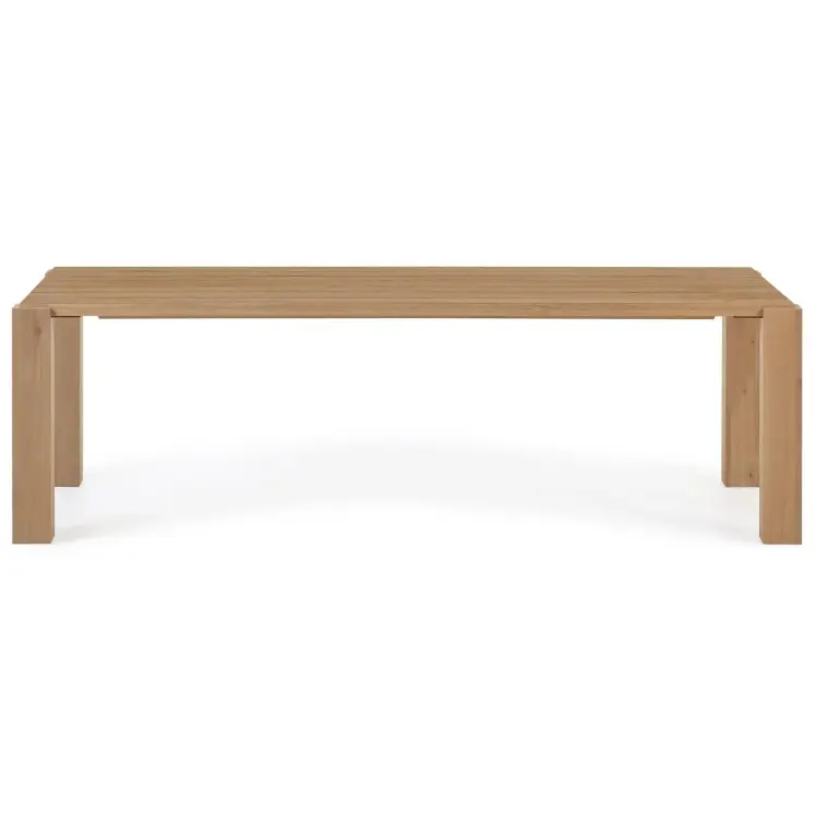 Стол Deyarina с дубовым шпоном и ножками из массива дуба 220 х 110 см