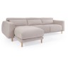 3-местный диван Singa с левым шезлонгом бежевого цвета 296 см