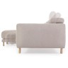 3-местный диван Singa с левым шезлонгом бежевого цвета 296 см