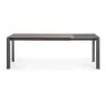 Стол Atta 160 (220) x90 антрацит, серый, керамика