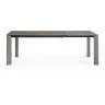 Стол Atta 160 (220) x90 антрацит, серый, керамика