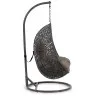 Florina Подвесное кресло с ножкой темно-серое