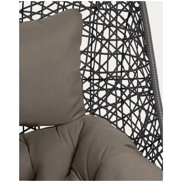 Florina Подвесное кресло с ножкой темно-серое