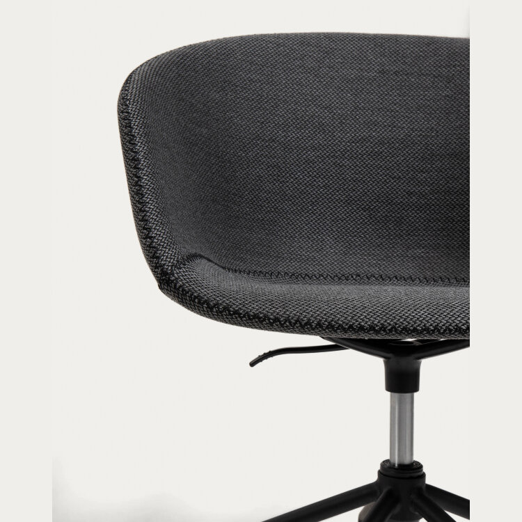 Офисное поворотное кресло Yvette темно-серое