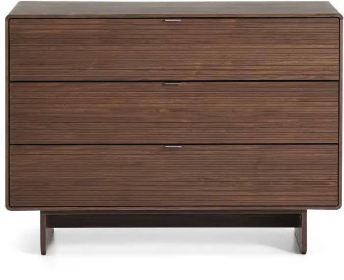 Комод Norlen с 3 ящиками шпон ореха 101 x 75 см