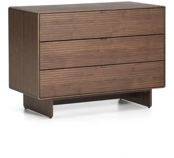 Комод Norlen с 3 ящиками шпон ореха 101 x 75 см